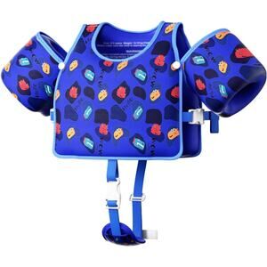 New Toddler Swim Float Vest with Adjustable Straps and UPF 50 fits 33-41 lbs